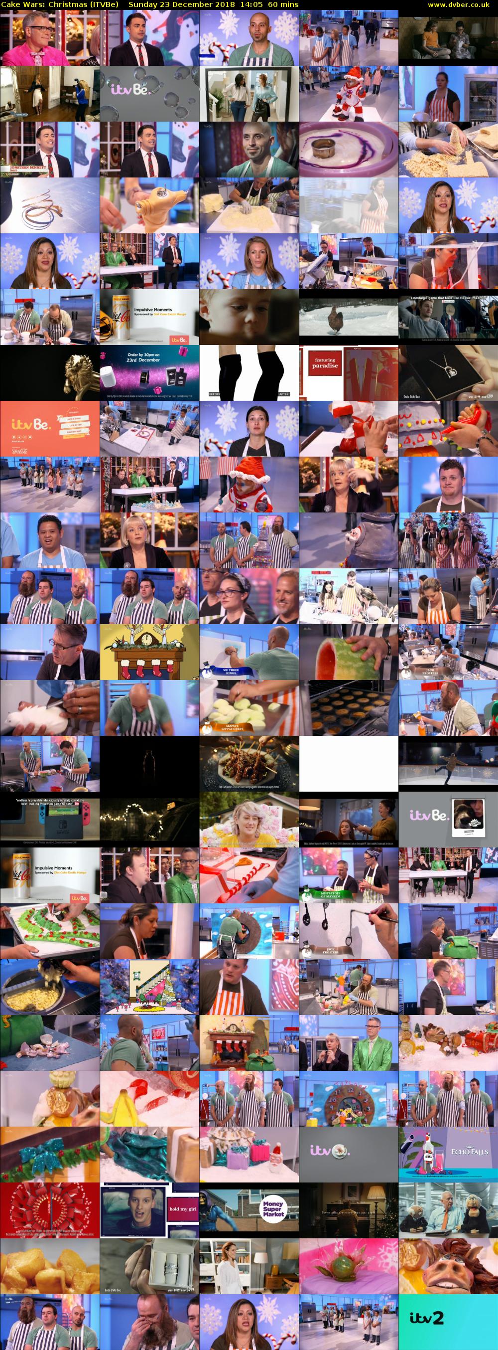 Cake Wars: Christmas (ITVBe) Sunday 23 December 2018 14:05 - 15:05