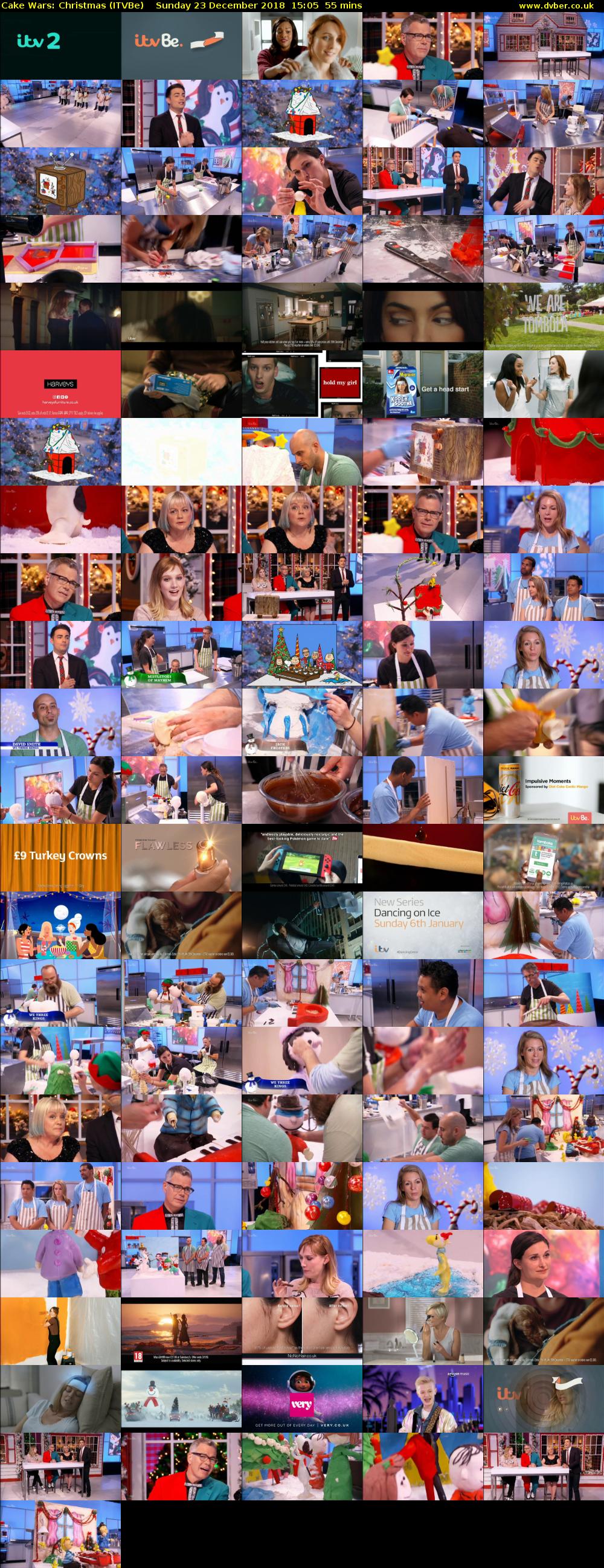 Cake Wars: Christmas (ITVBe) Sunday 23 December 2018 15:05 - 16:00