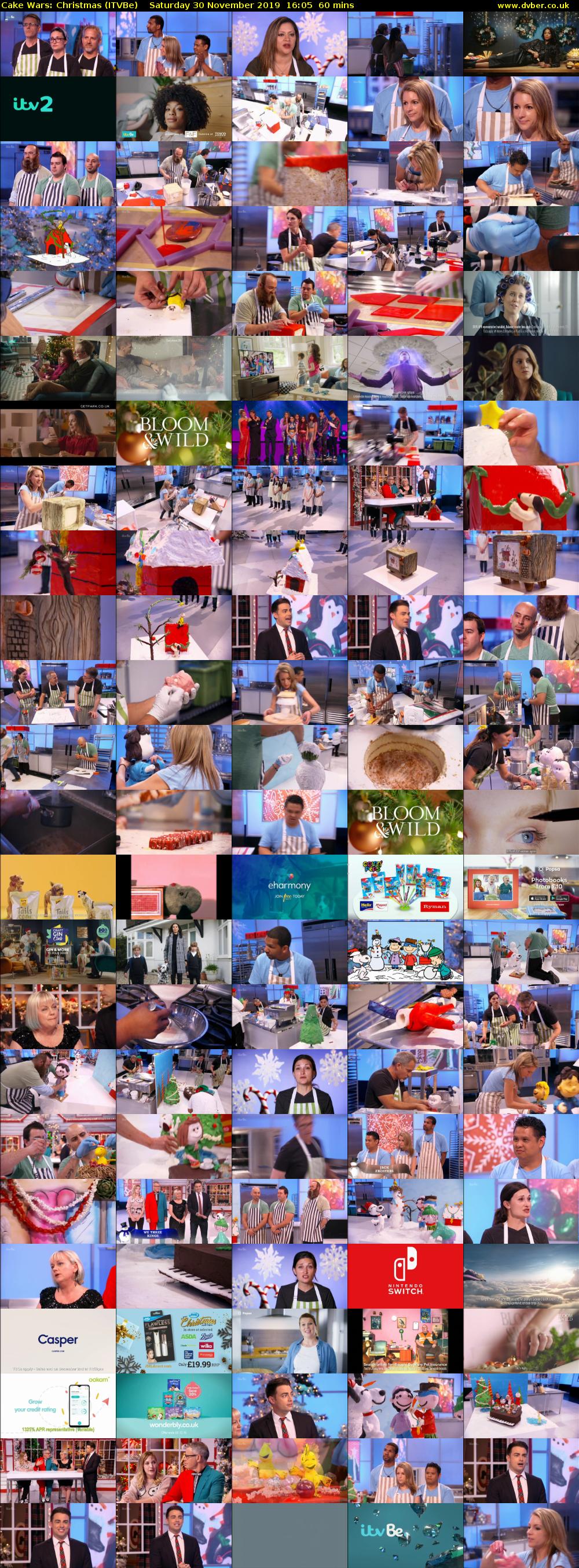 Cake Wars: Christmas (ITVBe) Saturday 30 November 2019 16:05 - 17:05