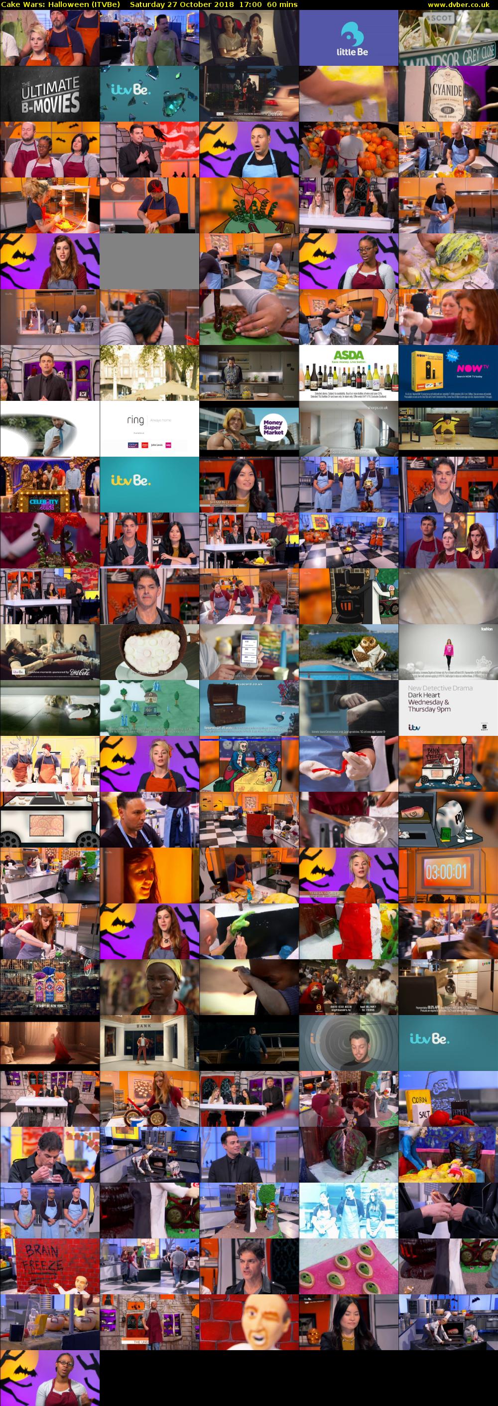 Cake Wars: Halloween (ITVBe) Saturday 27 October 2018 17:00 - 18:00