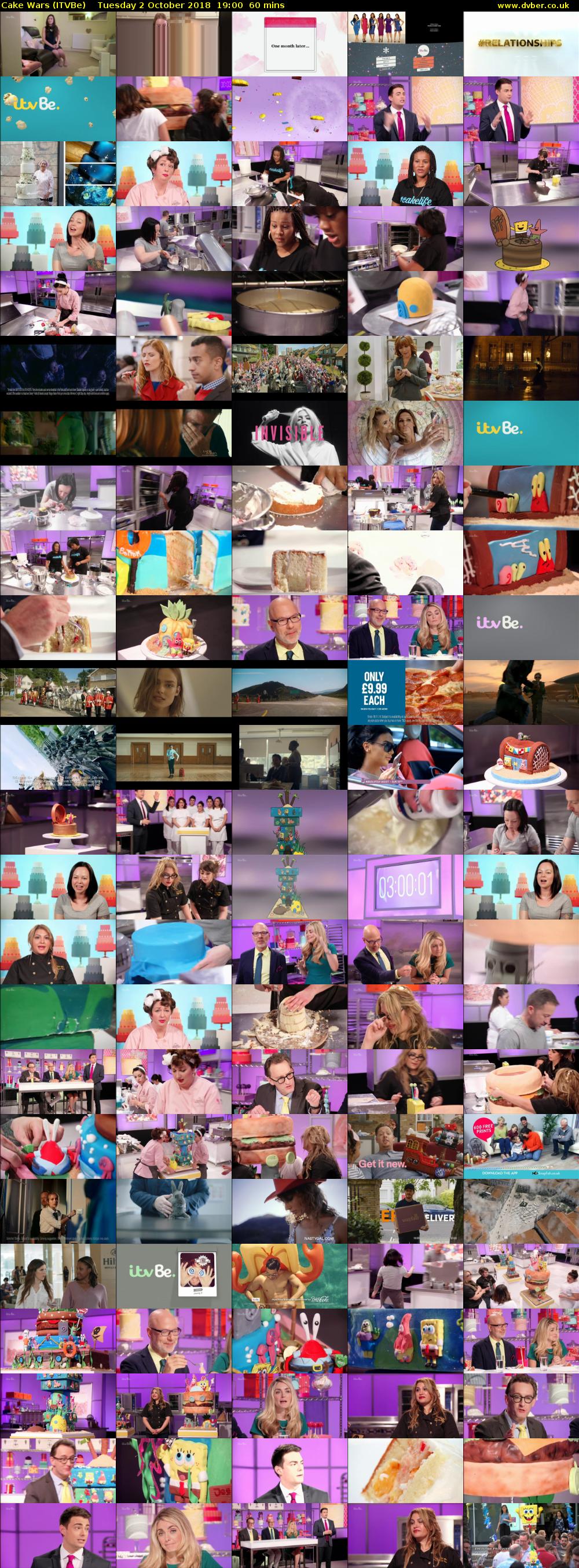 Cake Wars (ITVBe) Tuesday 2 October 2018 19:00 - 20:00