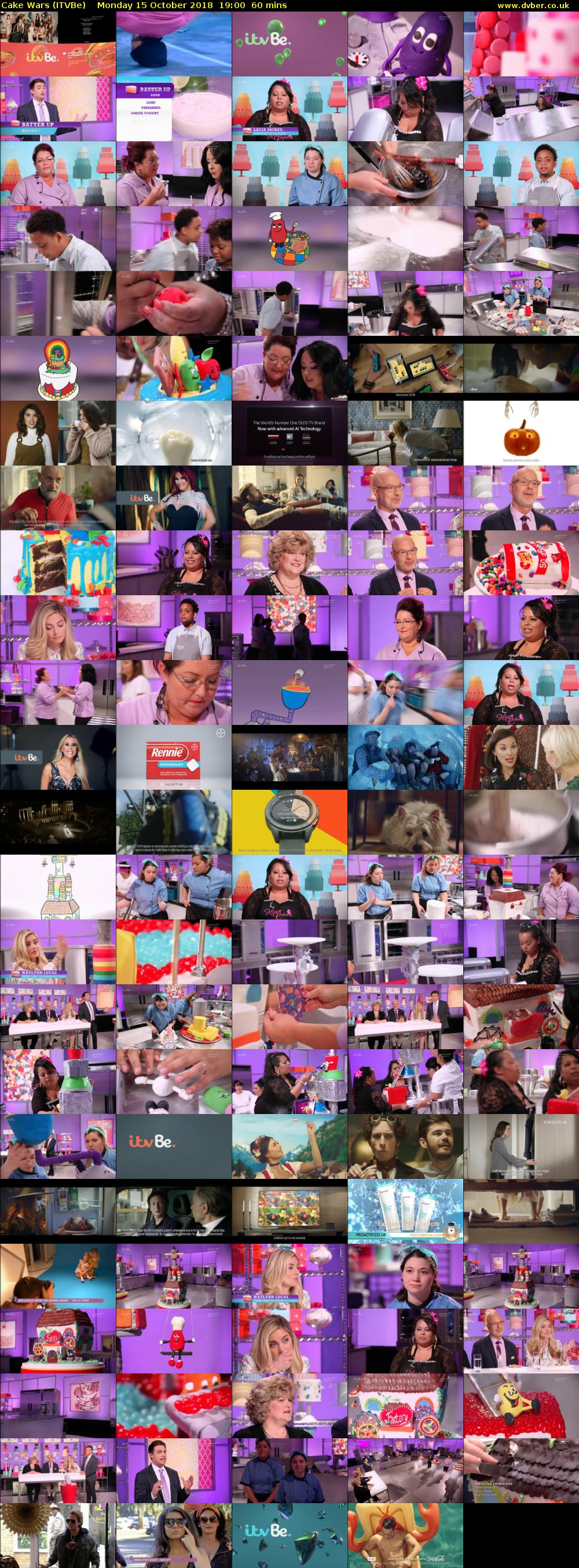 Cake Wars (ITVBe) Monday 15 October 2018 19:00 - 20:00