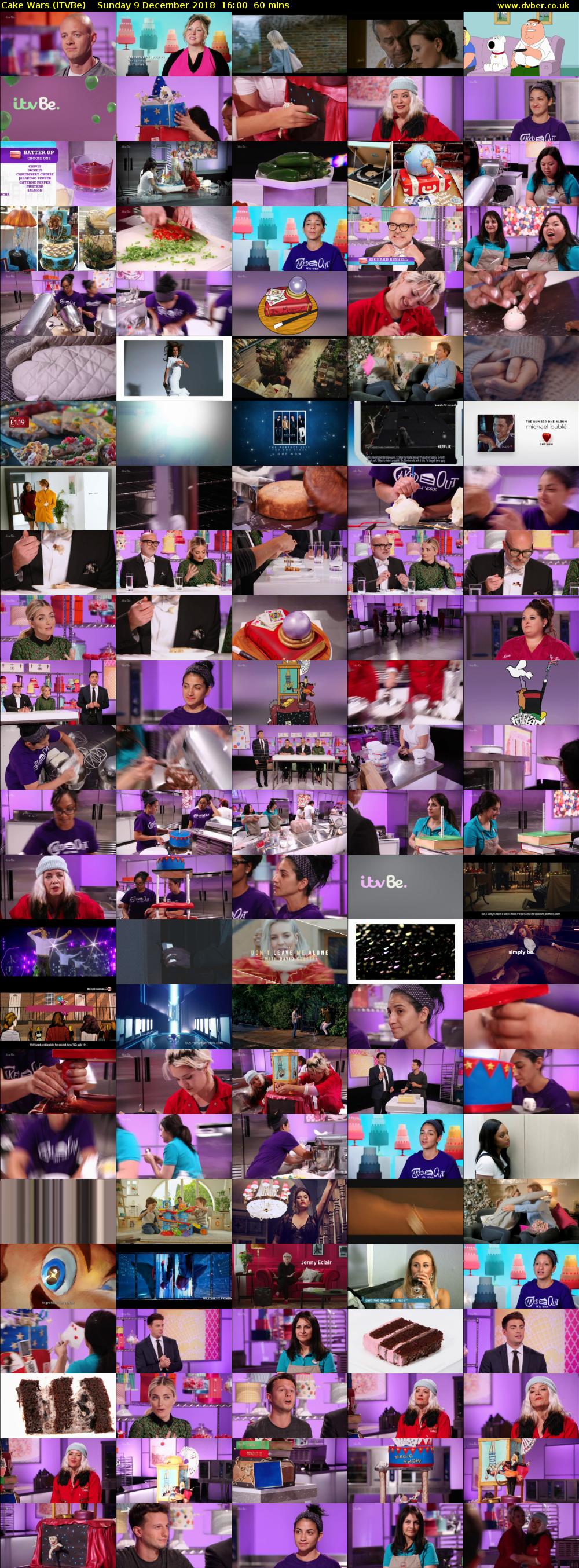 Cake Wars (ITVBe) Sunday 9 December 2018 16:00 - 17:00