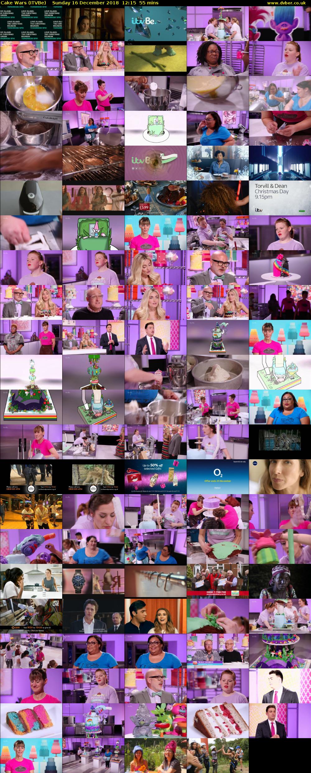 Cake Wars (ITVBe) Sunday 16 December 2018 12:15 - 13:10