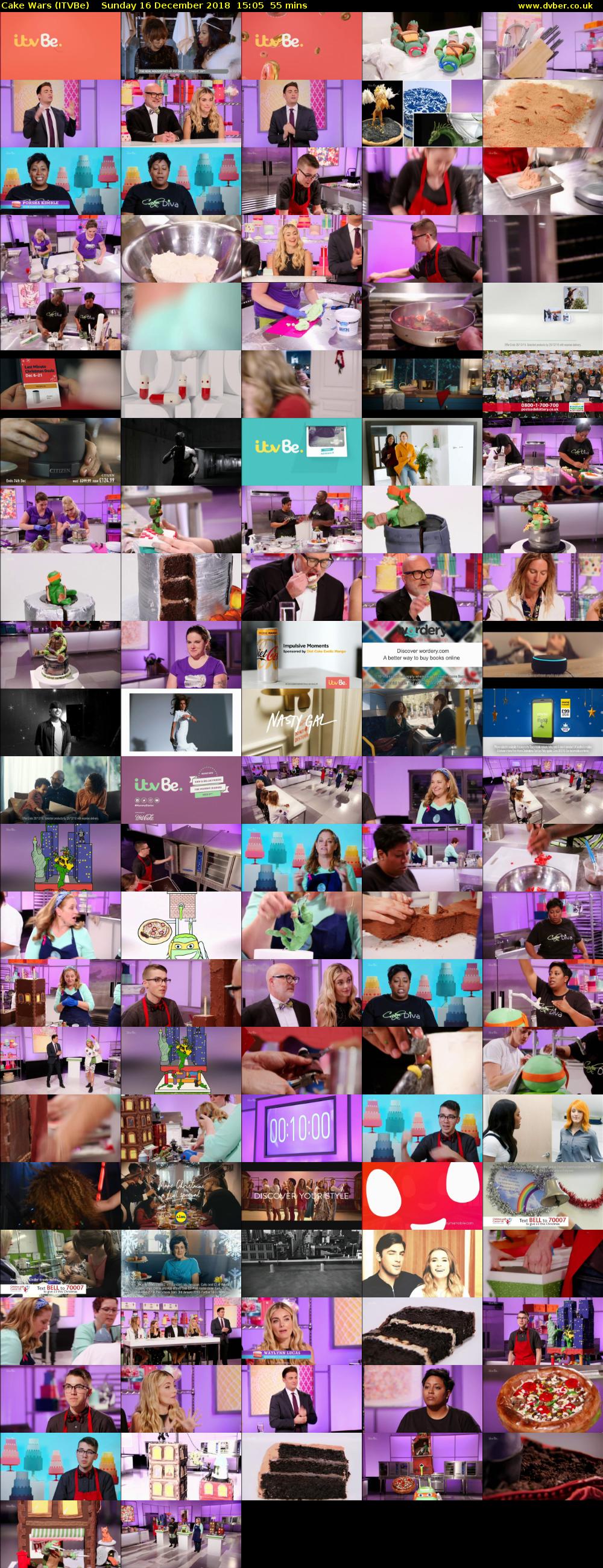 Cake Wars (ITVBe) Sunday 16 December 2018 15:05 - 16:00