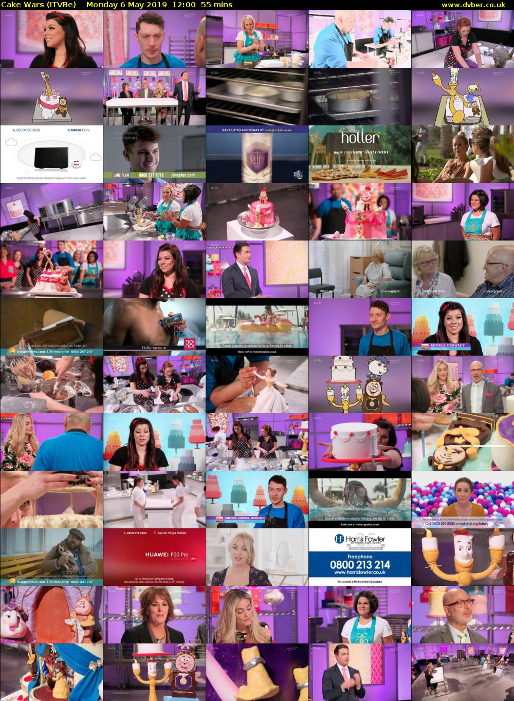 Cake Wars (ITVBe) Monday 6 May 2019 12:00 - 12:55
