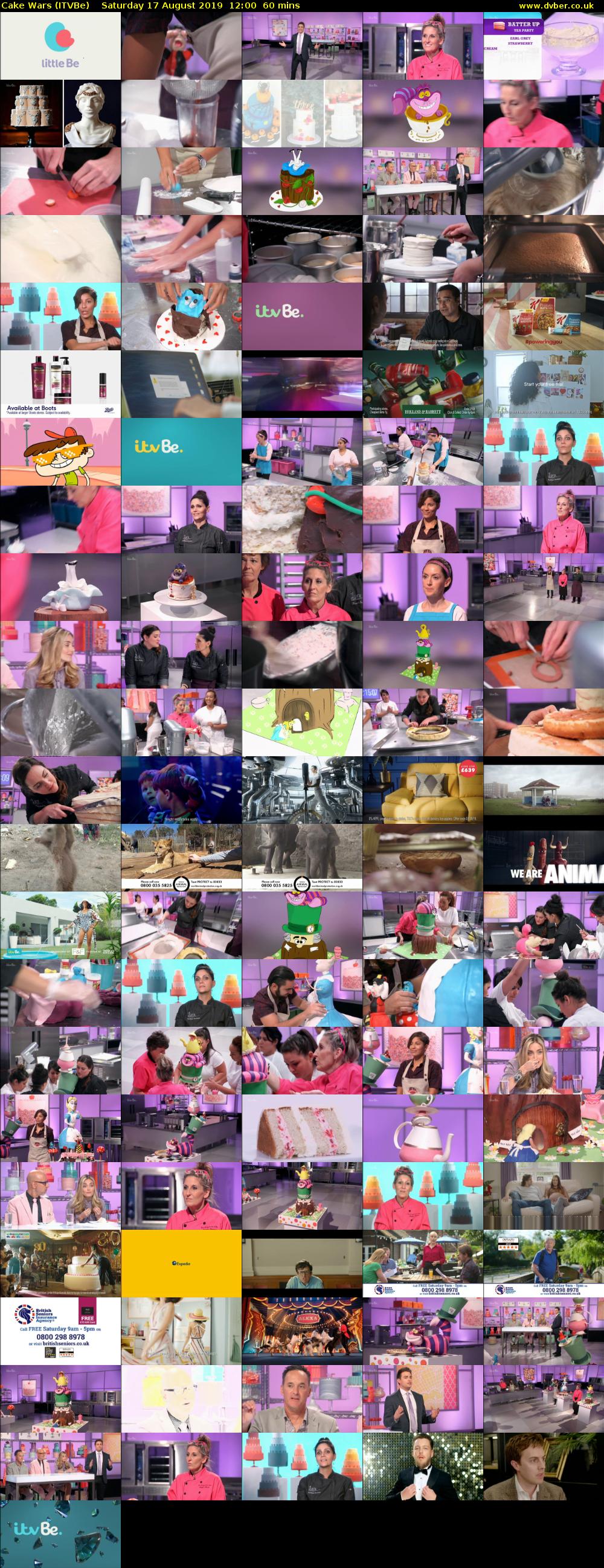 Cake Wars (ITVBe) Saturday 17 August 2019 12:00 - 13:00