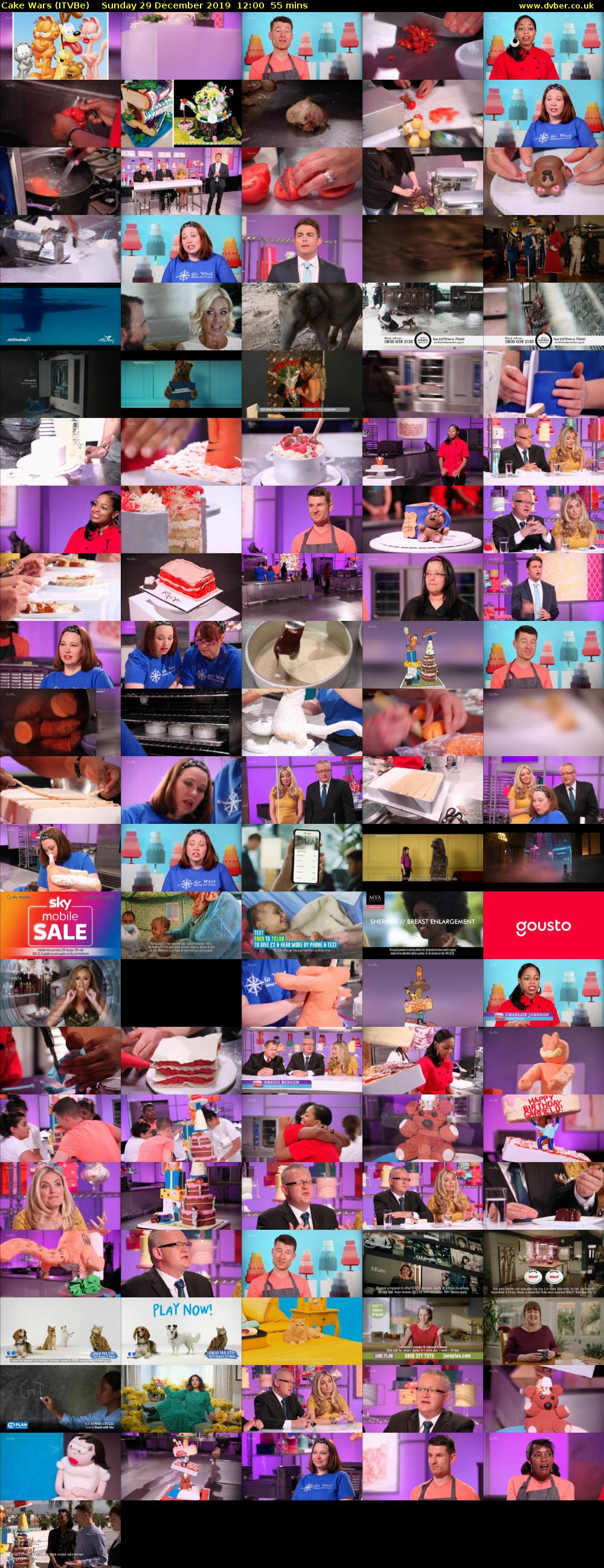 Cake Wars (ITVBe) Sunday 29 December 2019 12:00 - 12:55
