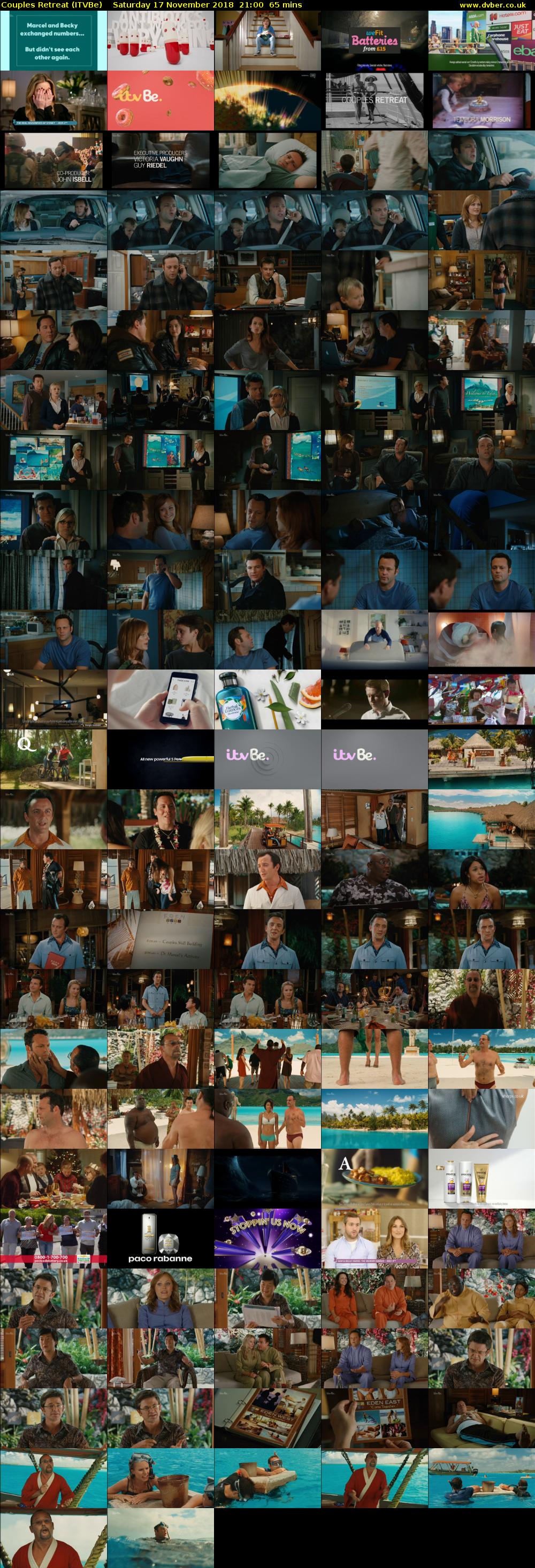 Couples Retreat (ITVBe) Saturday 17 November 2018 21:00 - 22:05