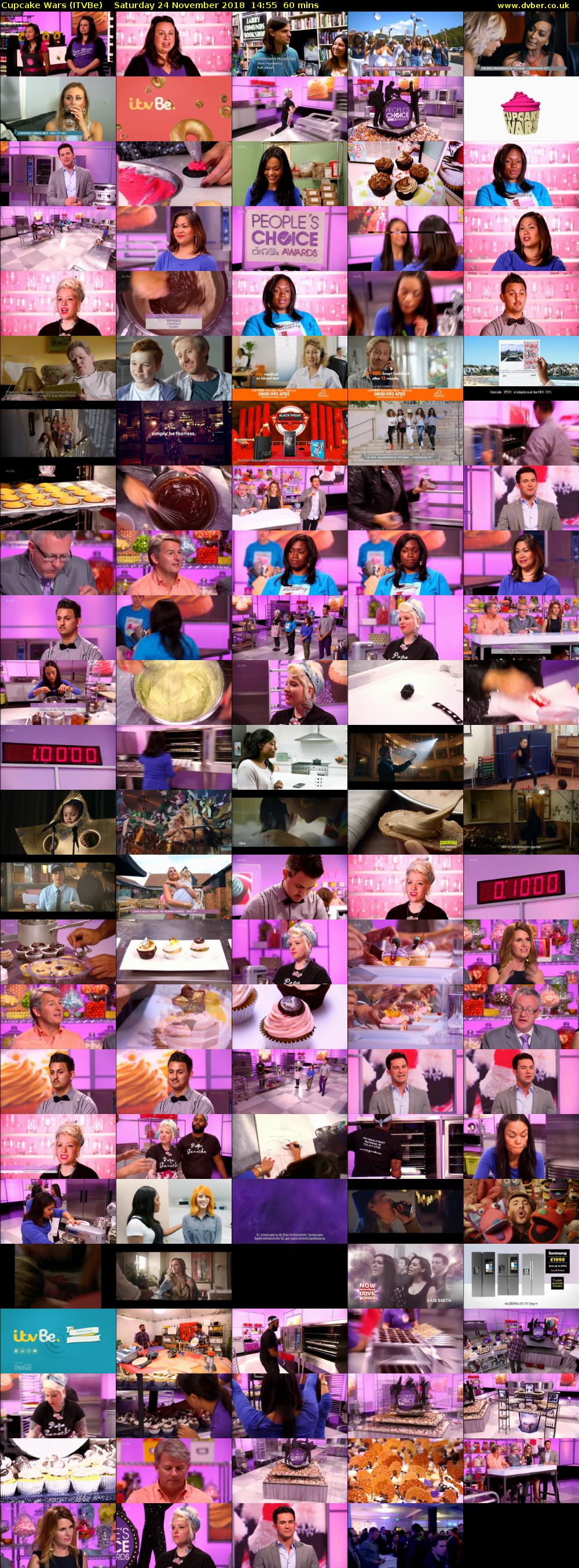 Cupcake Wars (ITVBe) Saturday 24 November 2018 14:55 - 15:55