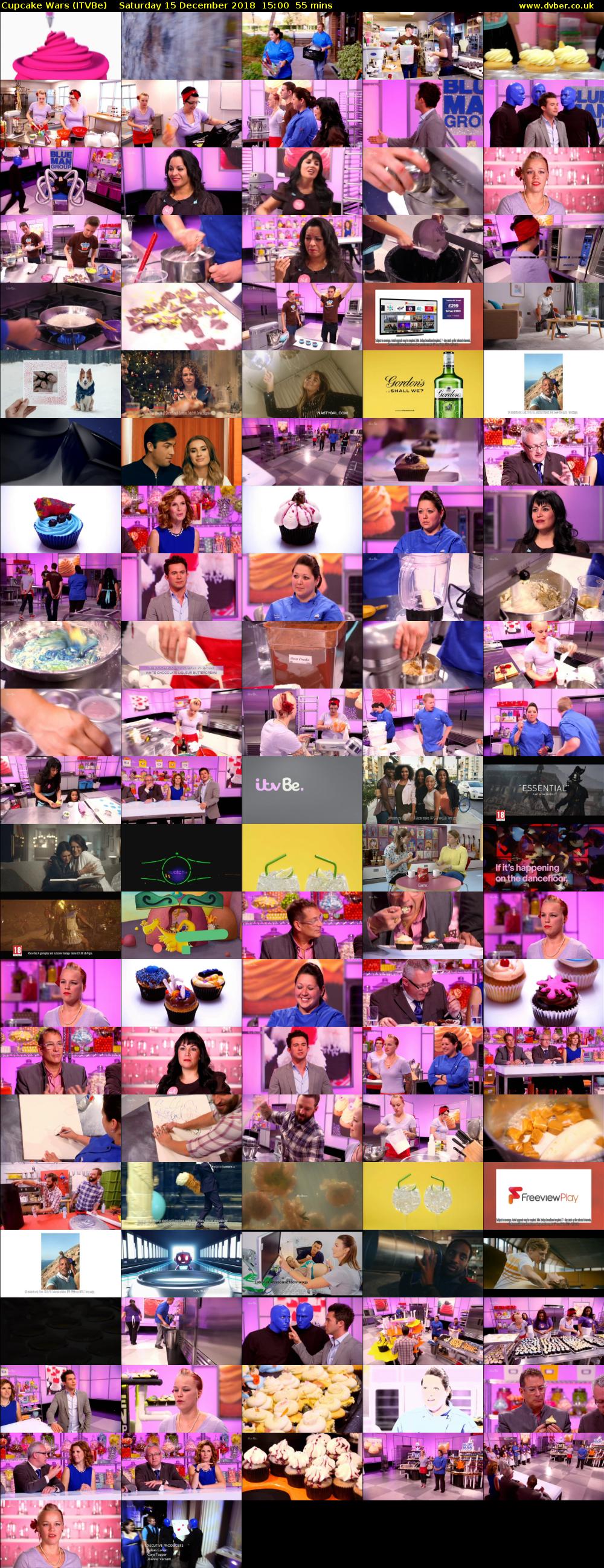 Cupcake Wars (ITVBe) Saturday 15 December 2018 15:00 - 15:55