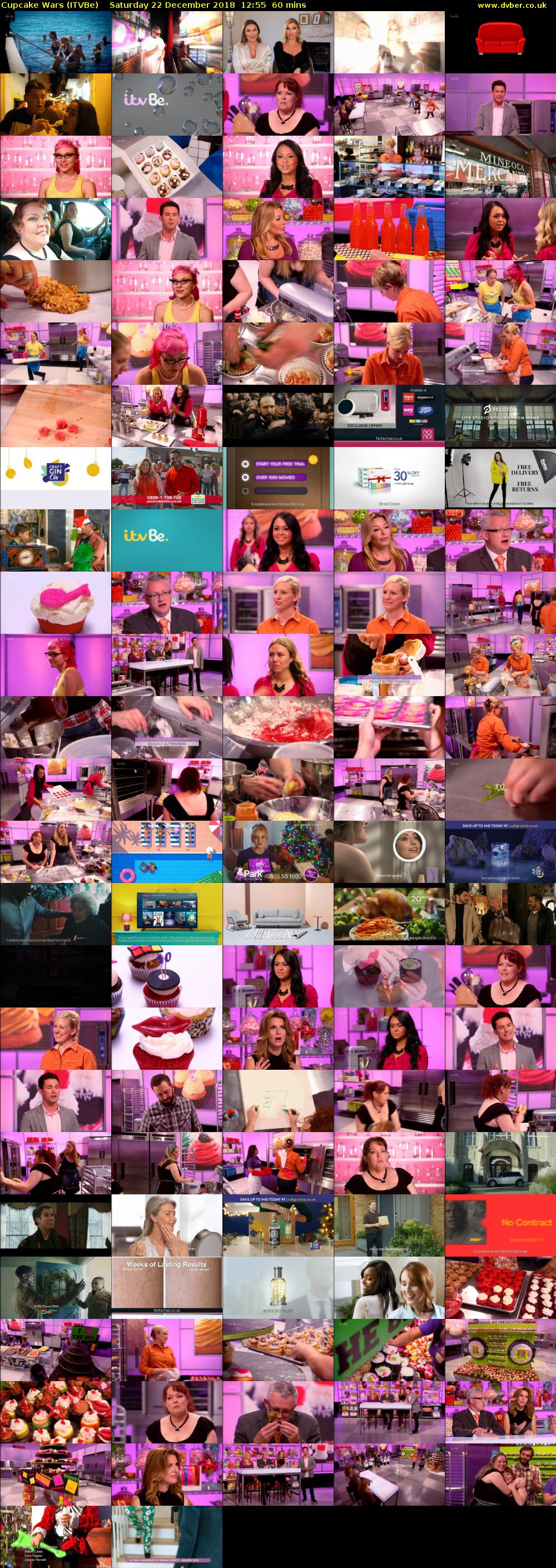 Cupcake Wars (ITVBe) Saturday 22 December 2018 12:55 - 13:55