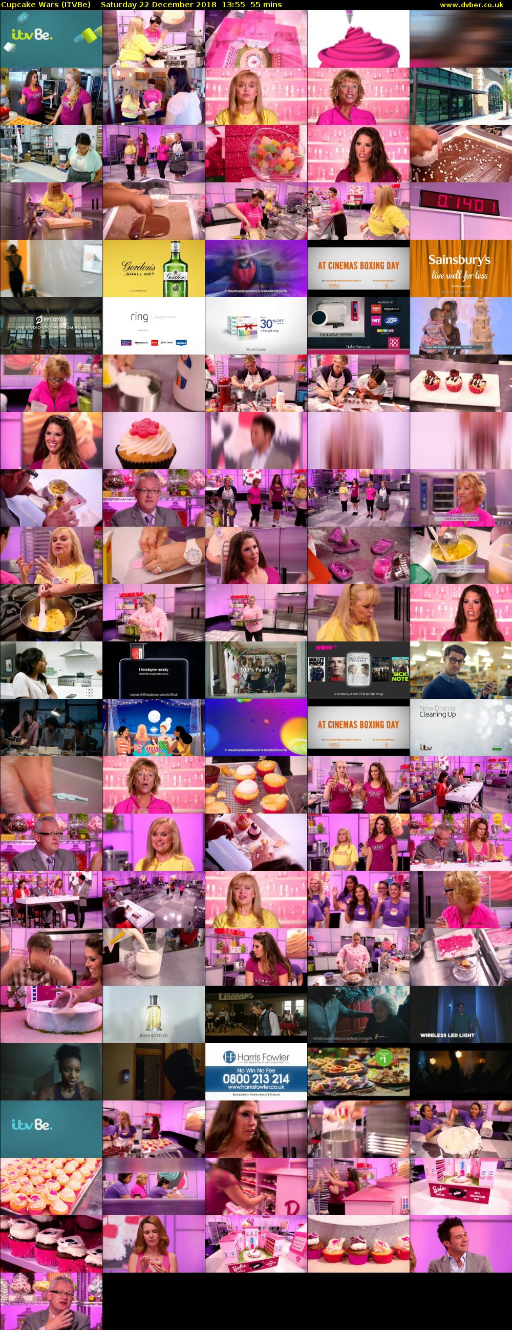Cupcake Wars (ITVBe) Saturday 22 December 2018 13:55 - 14:50