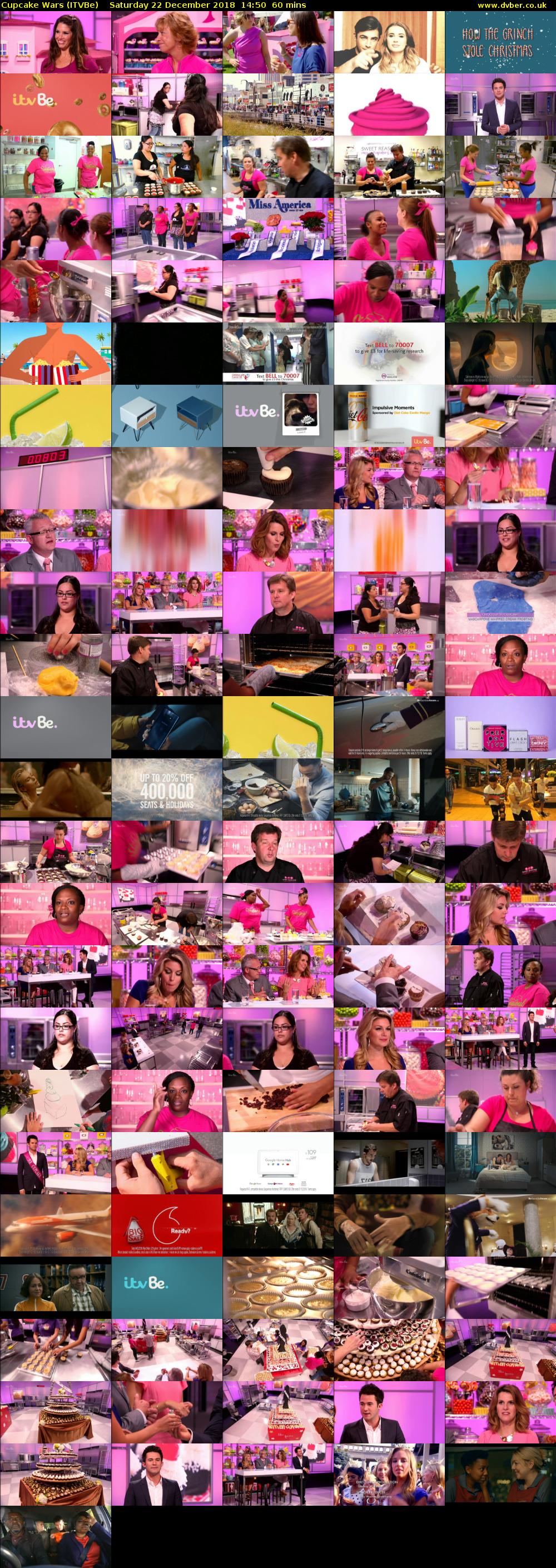 Cupcake Wars (ITVBe) Saturday 22 December 2018 14:50 - 15:50