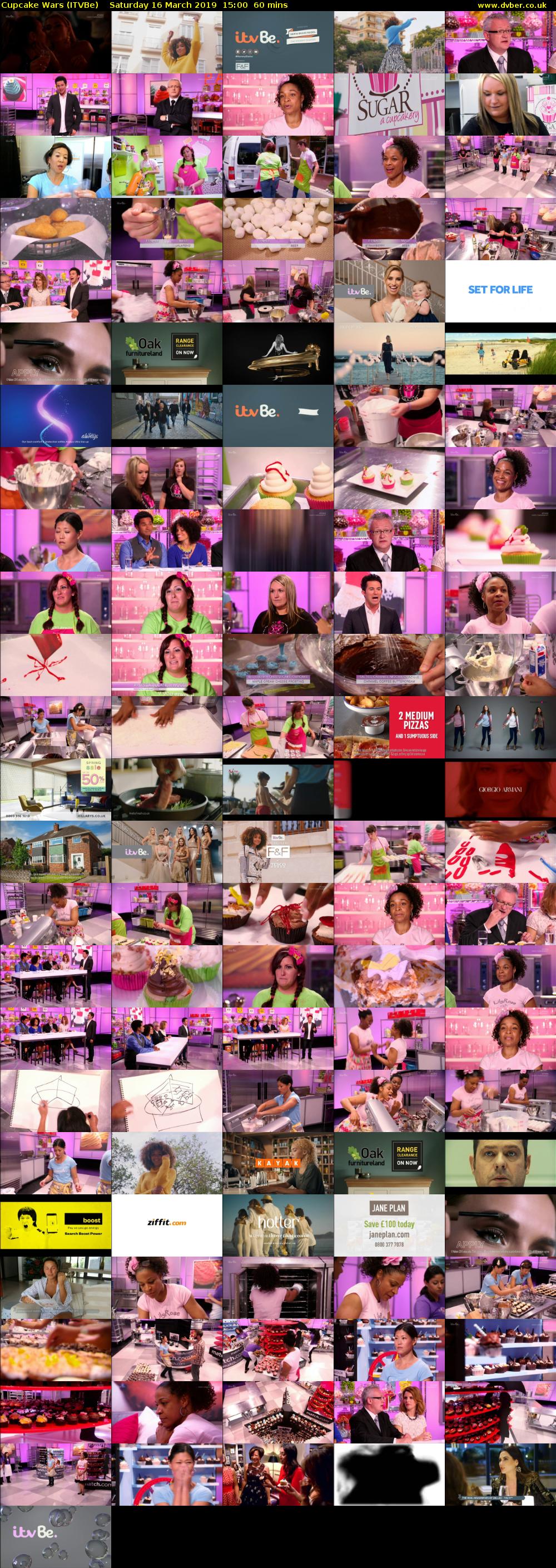 Cupcake Wars (ITVBe) Saturday 16 March 2019 15:00 - 16:00