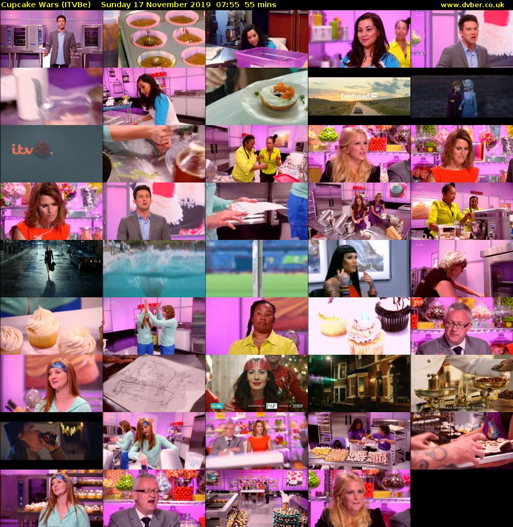 Cupcake Wars (ITVBe) Sunday 17 November 2019 07:55 - 08:50
