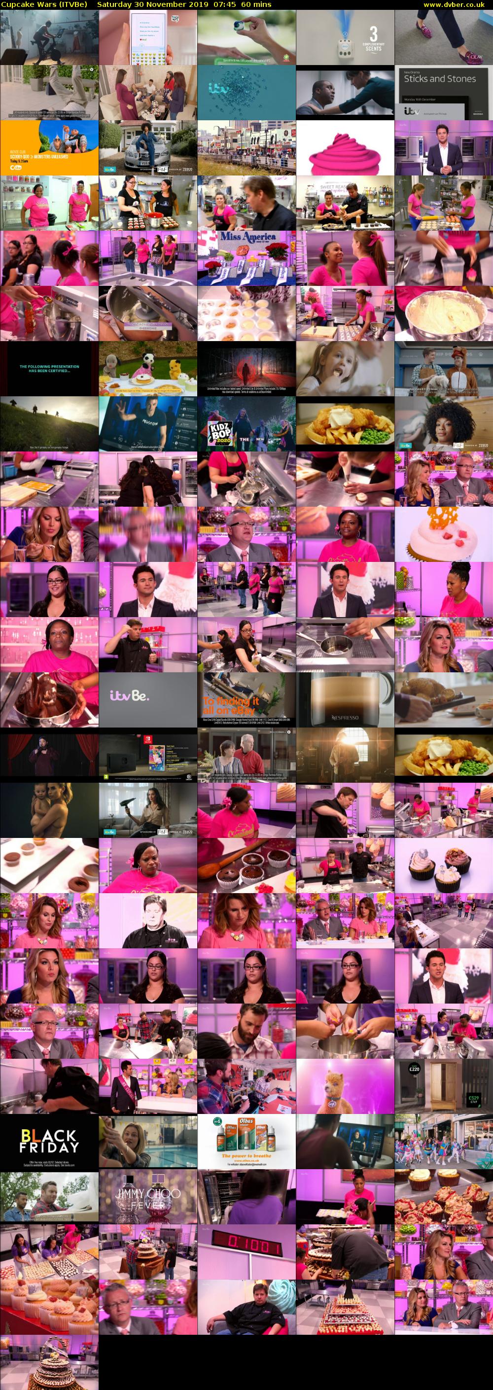 Cupcake Wars (ITVBe) Saturday 30 November 2019 07:45 - 08:45