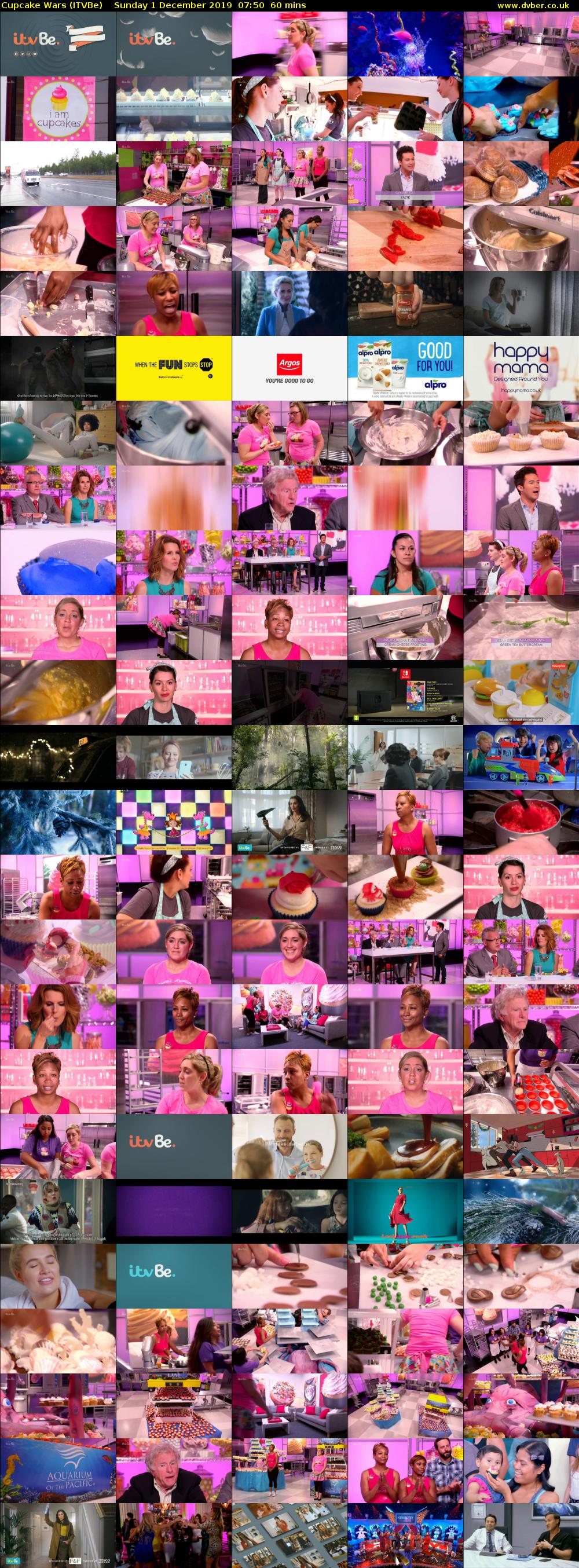 Cupcake Wars (ITVBe) Sunday 1 December 2019 07:50 - 08:50
