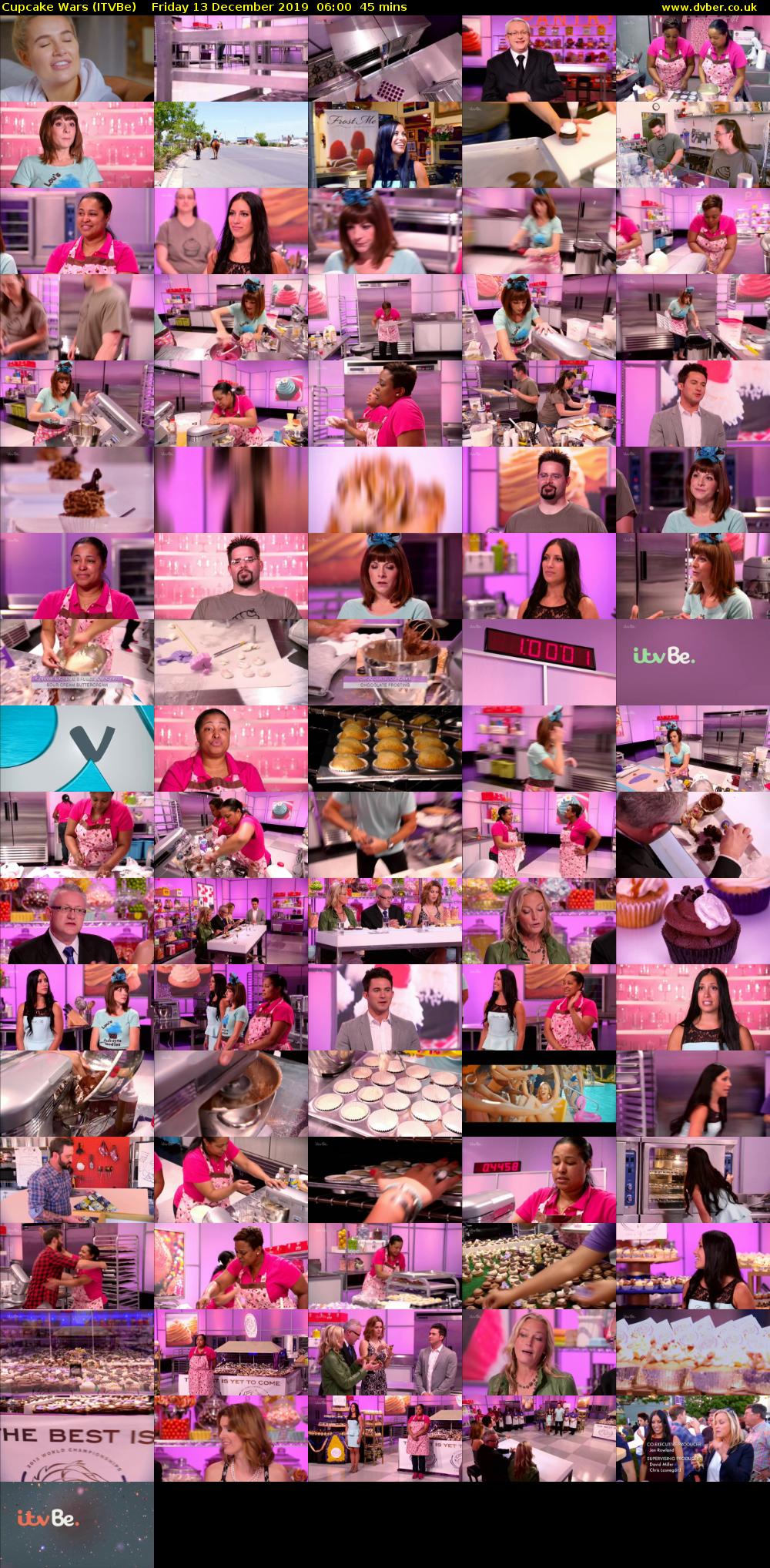 Cupcake Wars (ITVBe) Friday 13 December 2019 06:00 - 06:45