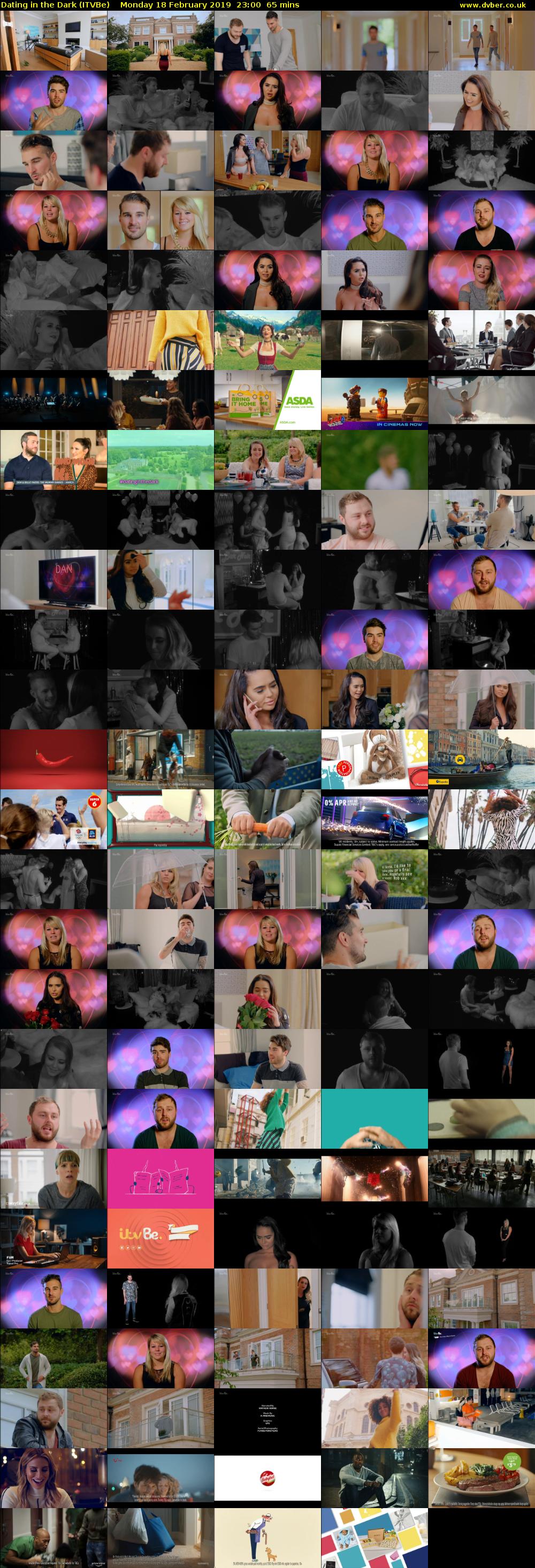 Dating in the Dark (ITVBe) Monday 18 February 2019 23:00 - 00:05