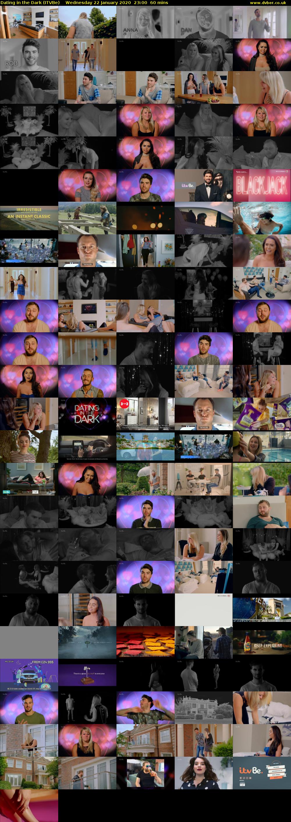 Dating in the Dark (ITVBe) Wednesday 22 January 2020 23:00 - 00:00