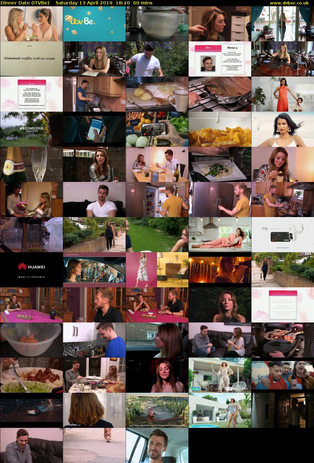 Dinner Date (ITVBe) Saturday 13 April 2019 18:20 - 19:20