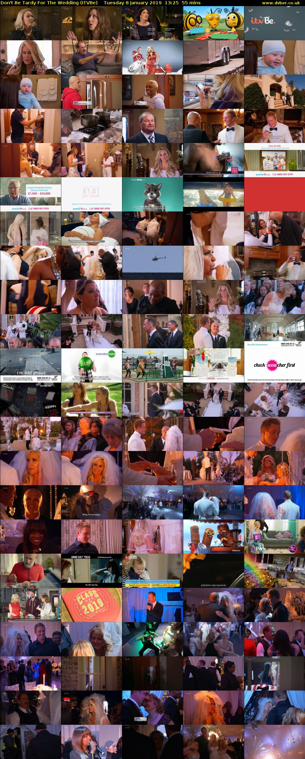 Don't Be Tardy for the Wedding (ITVBe) Tuesday 8 January 2019 13:25 - 14:20