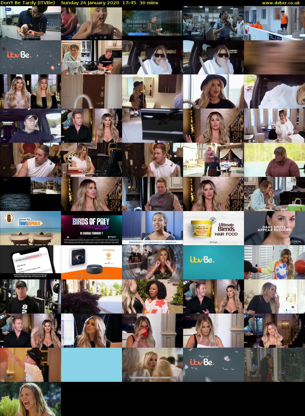 Don't Be Tardy (ITVBe) Sunday 26 January 2020 17:45 - 18:15