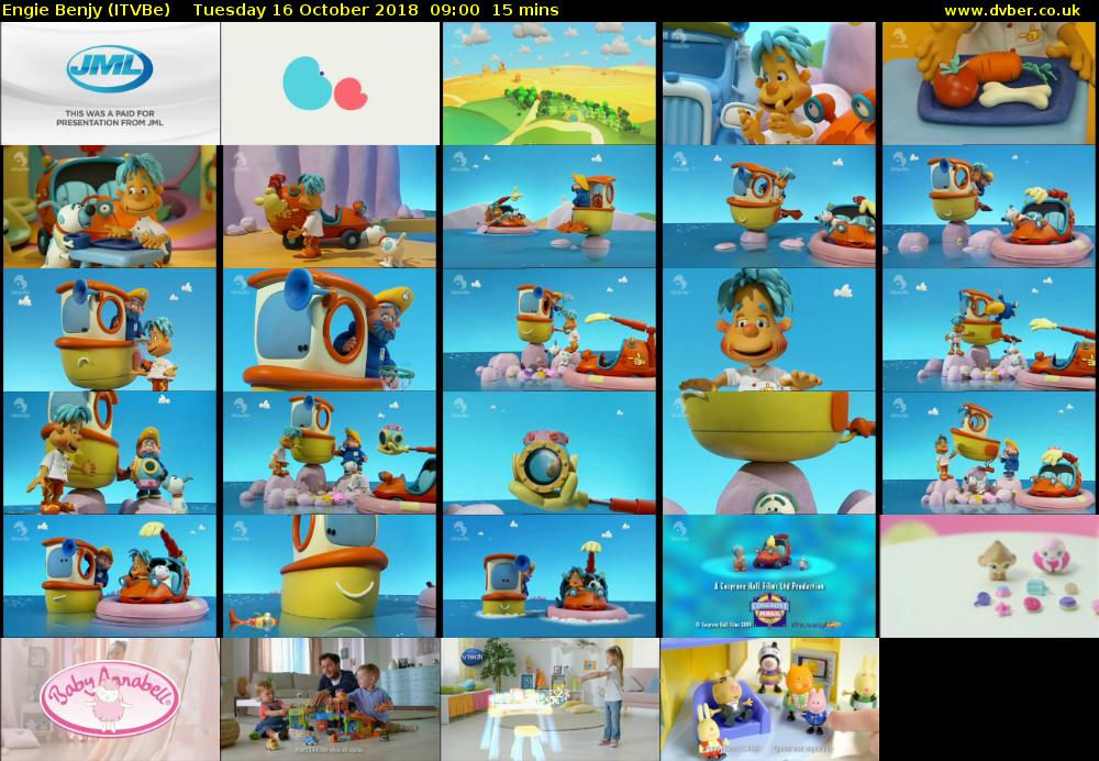 Engie Benjy (ITVBe) Tuesday 16 October 2018 09:00 - 09:15