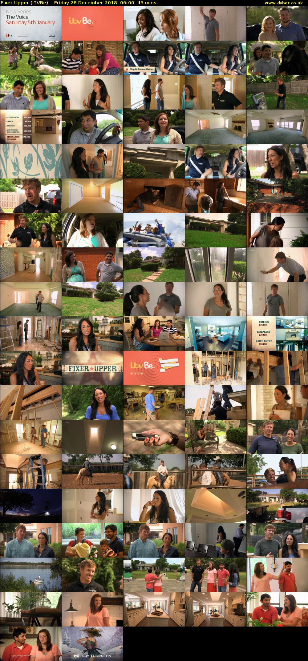 Fixer Upper (ITVBe) Friday 28 December 2018 06:00 - 06:45