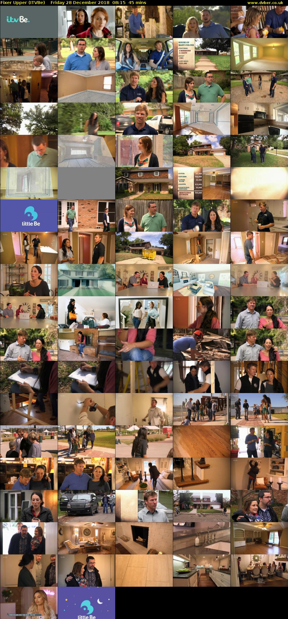 Fixer Upper (ITVBe) Friday 28 December 2018 08:15 - 09:00