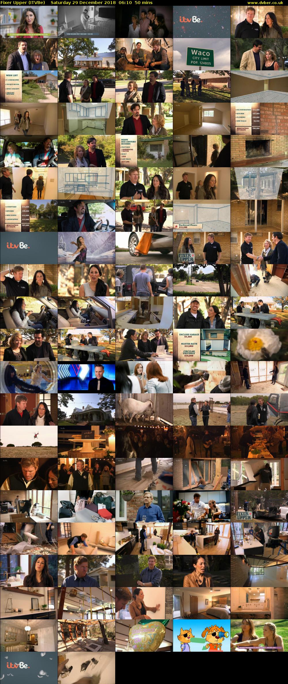 Fixer Upper (ITVBe) Saturday 29 December 2018 06:10 - 07:00