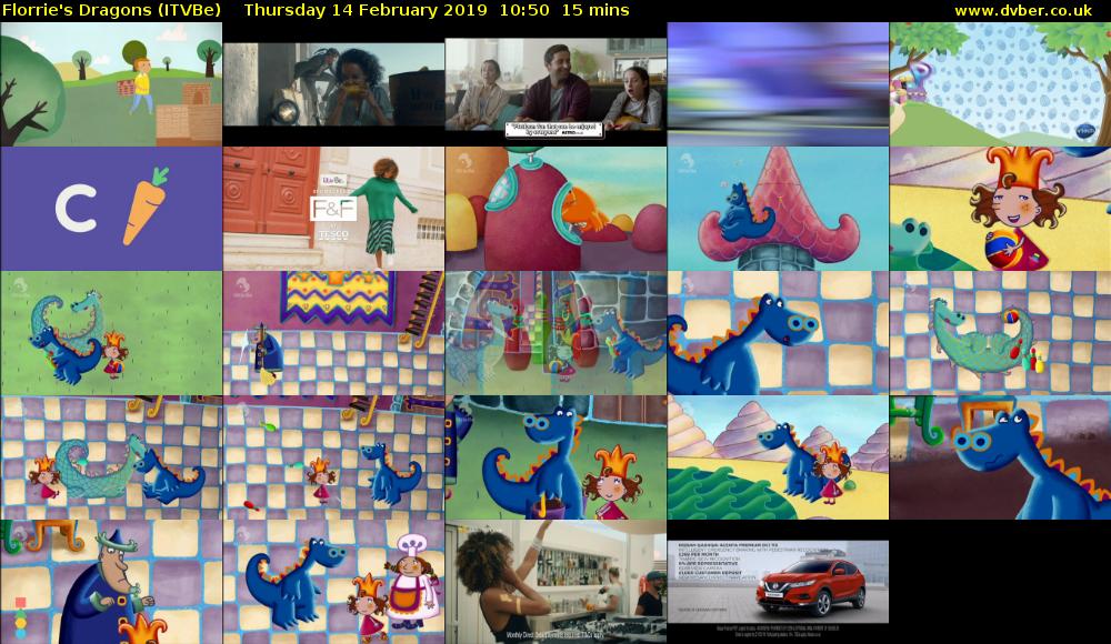 Florrie's Dragons (ITVBe) Thursday 14 February 2019 10:50 - 11:05