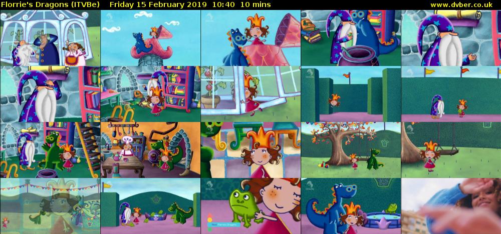 Florrie's Dragons (ITVBe) Friday 15 February 2019 10:40 - 10:50