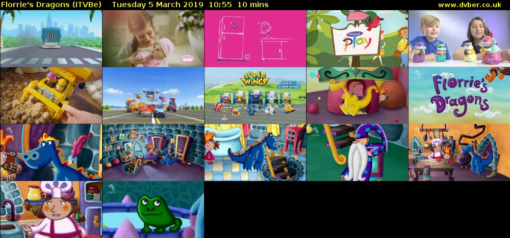 Florrie's Dragons (ITVBe) Tuesday 5 March 2019 10:55 - 11:05