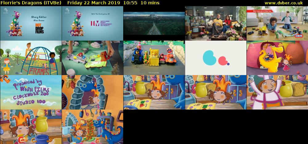 Florrie's Dragons (ITVBe) Friday 22 March 2019 10:55 - 11:05
