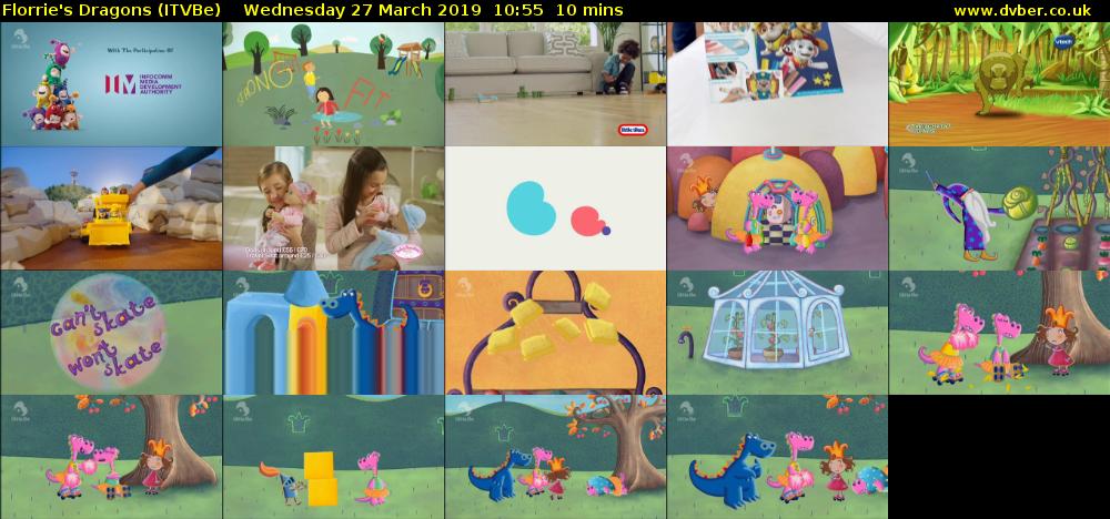 Florrie's Dragons (ITVBe) Wednesday 27 March 2019 10:55 - 11:05