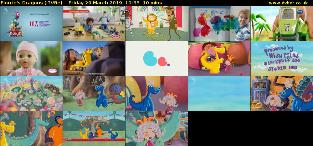 Florrie's Dragons (ITVBe) Friday 29 March 2019 10:55 - 11:05