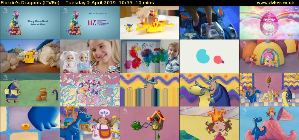 Florrie's Dragons (ITVBe) Tuesday 2 April 2019 10:55 - 11:05