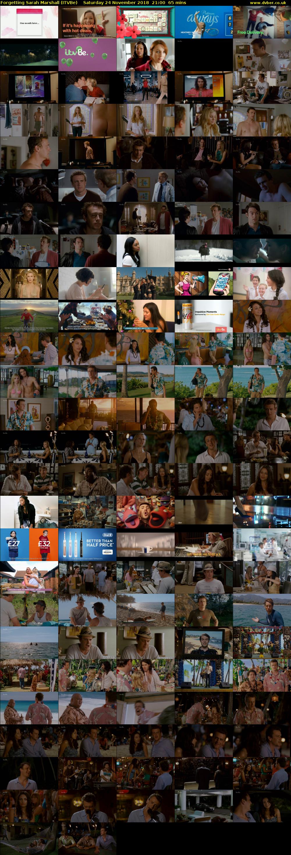 Forgetting Sarah Marshall (ITVBe) Saturday 24 November 2018 21:00 - 22:05