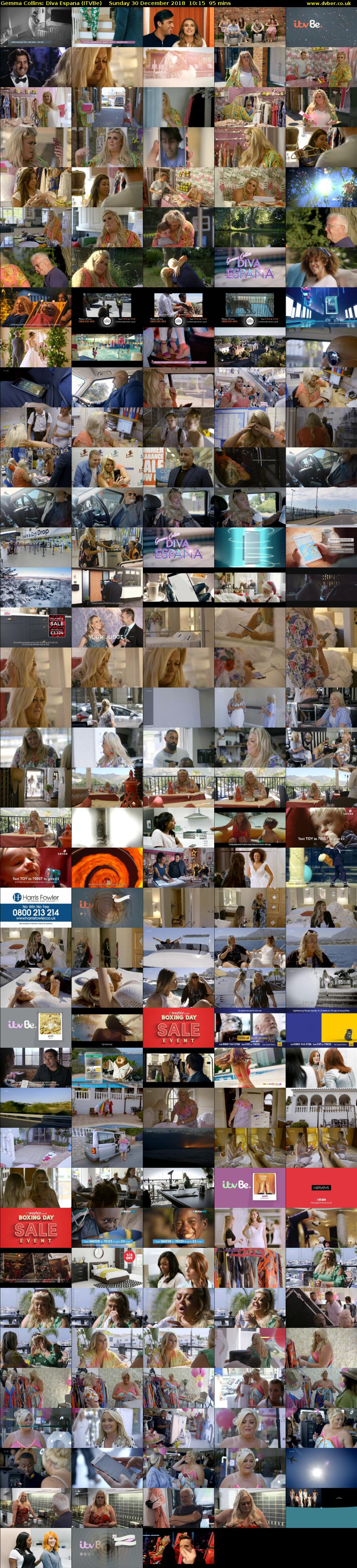 Gemma Collins: Diva Espana (ITVBe) Sunday 30 December 2018 10:15 - 11:50