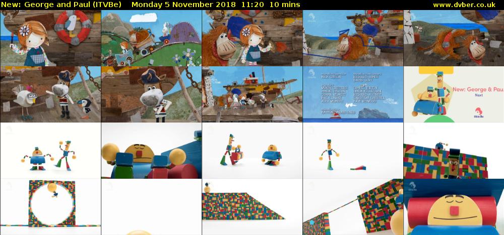 George and Paul (ITVBe) Monday 5 November 2018 11:20 - 11:30
