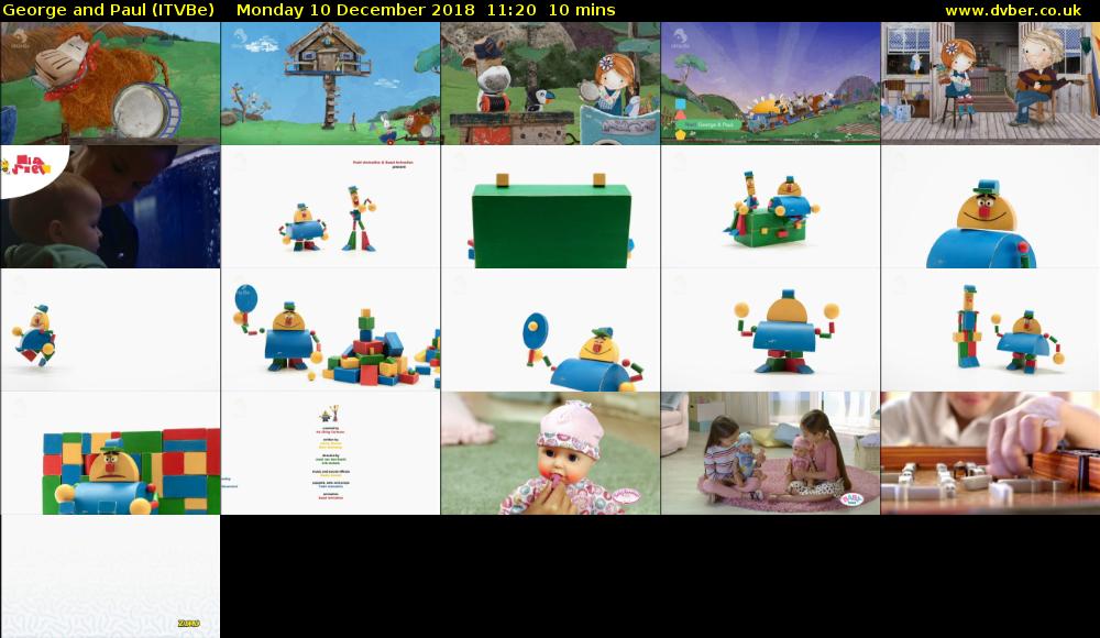 George and Paul (ITVBe) Monday 10 December 2018 11:20 - 11:30