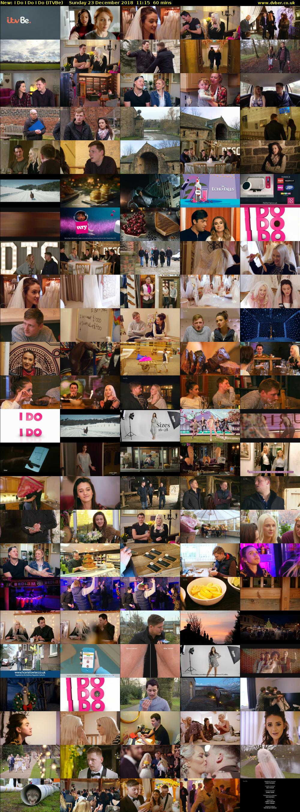 I Do I Do I Do (ITVBe) Sunday 23 December 2018 11:15 - 12:15