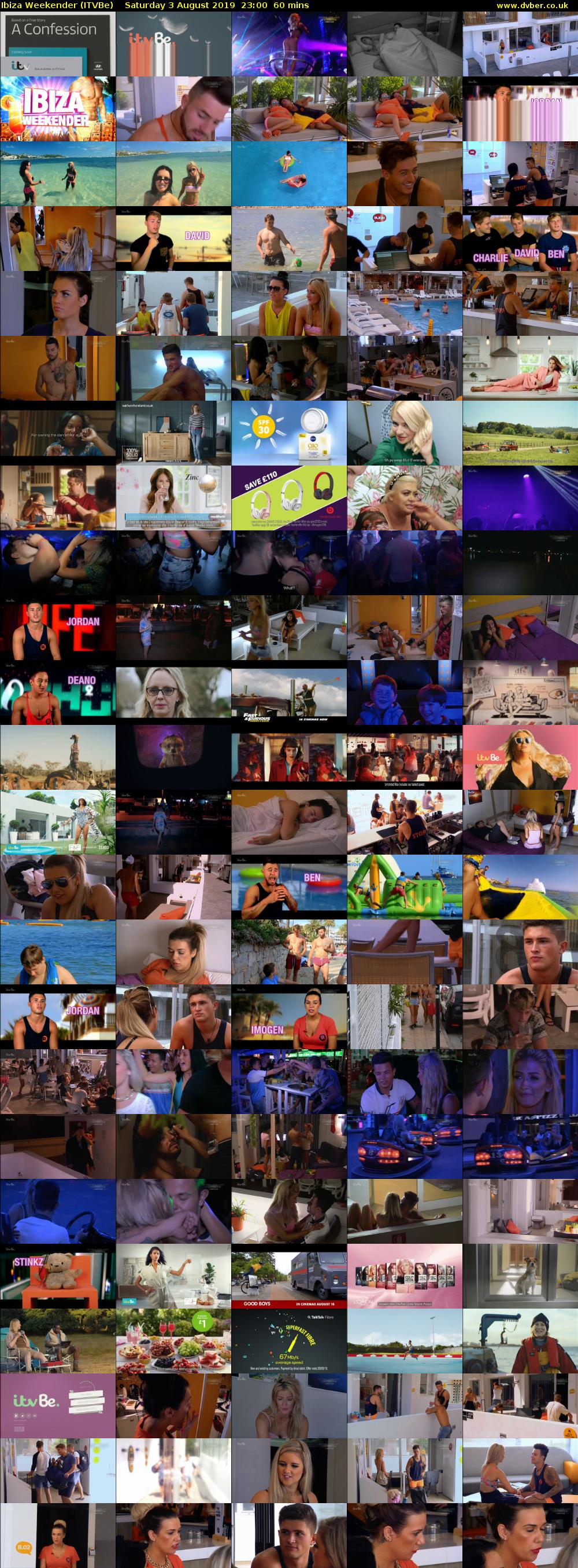 Ibiza Weekender (ITVBe) Saturday 3 August 2019 23:00 - 00:00