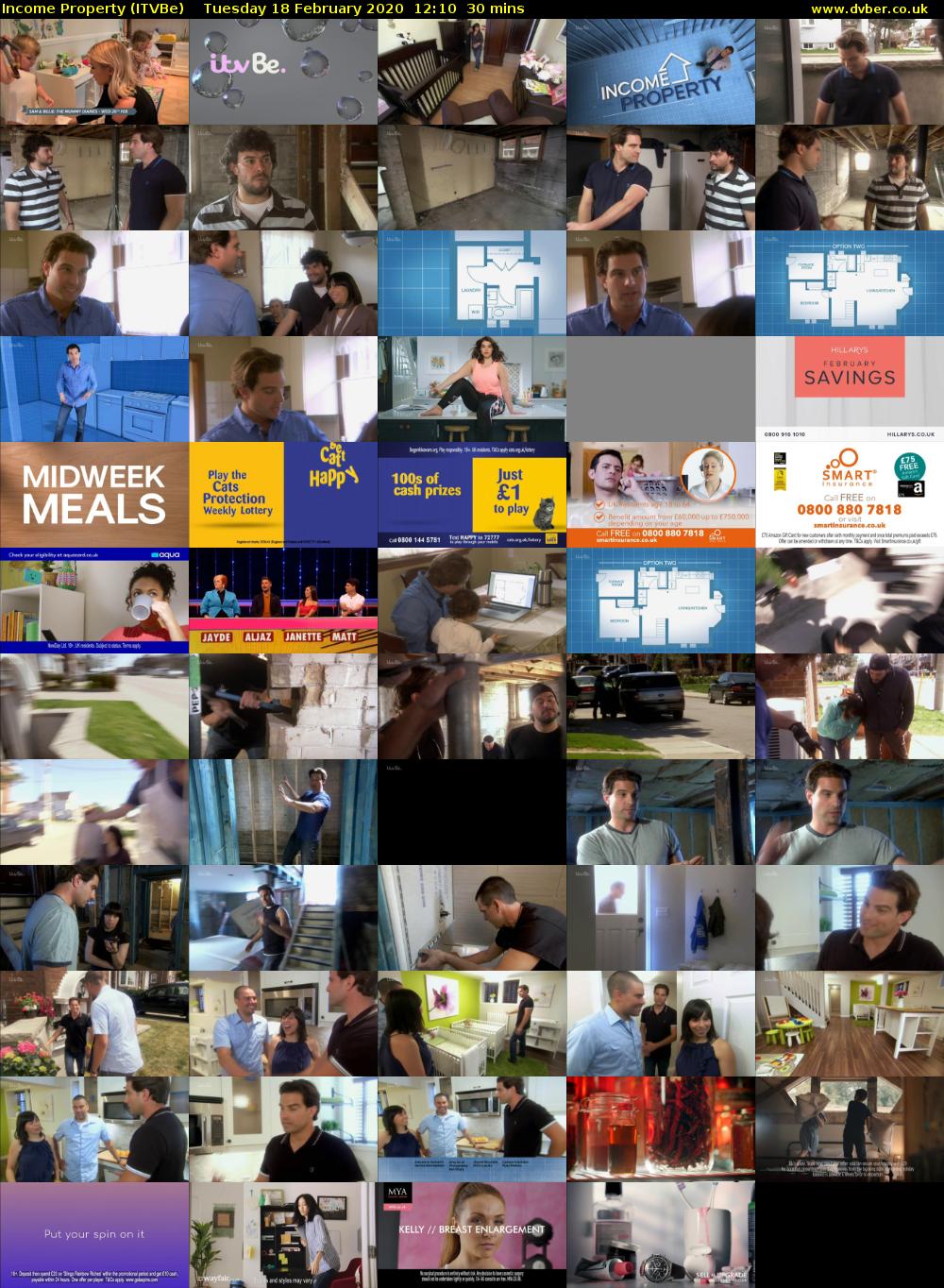 Income Property (ITVBe) Tuesday 18 February 2020 12:10 - 12:40