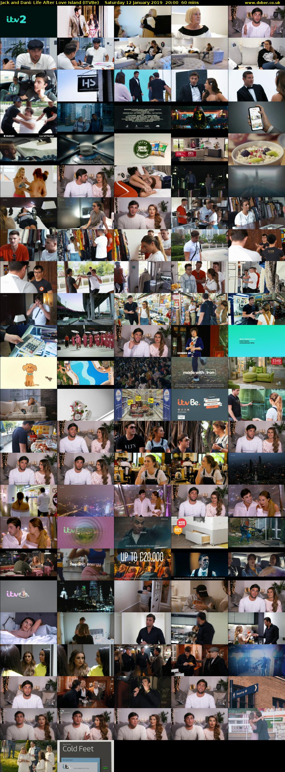 Jack and Dani: Life After Love Island (ITVBe) Saturday 12 January 2019 20:00 - 21:00