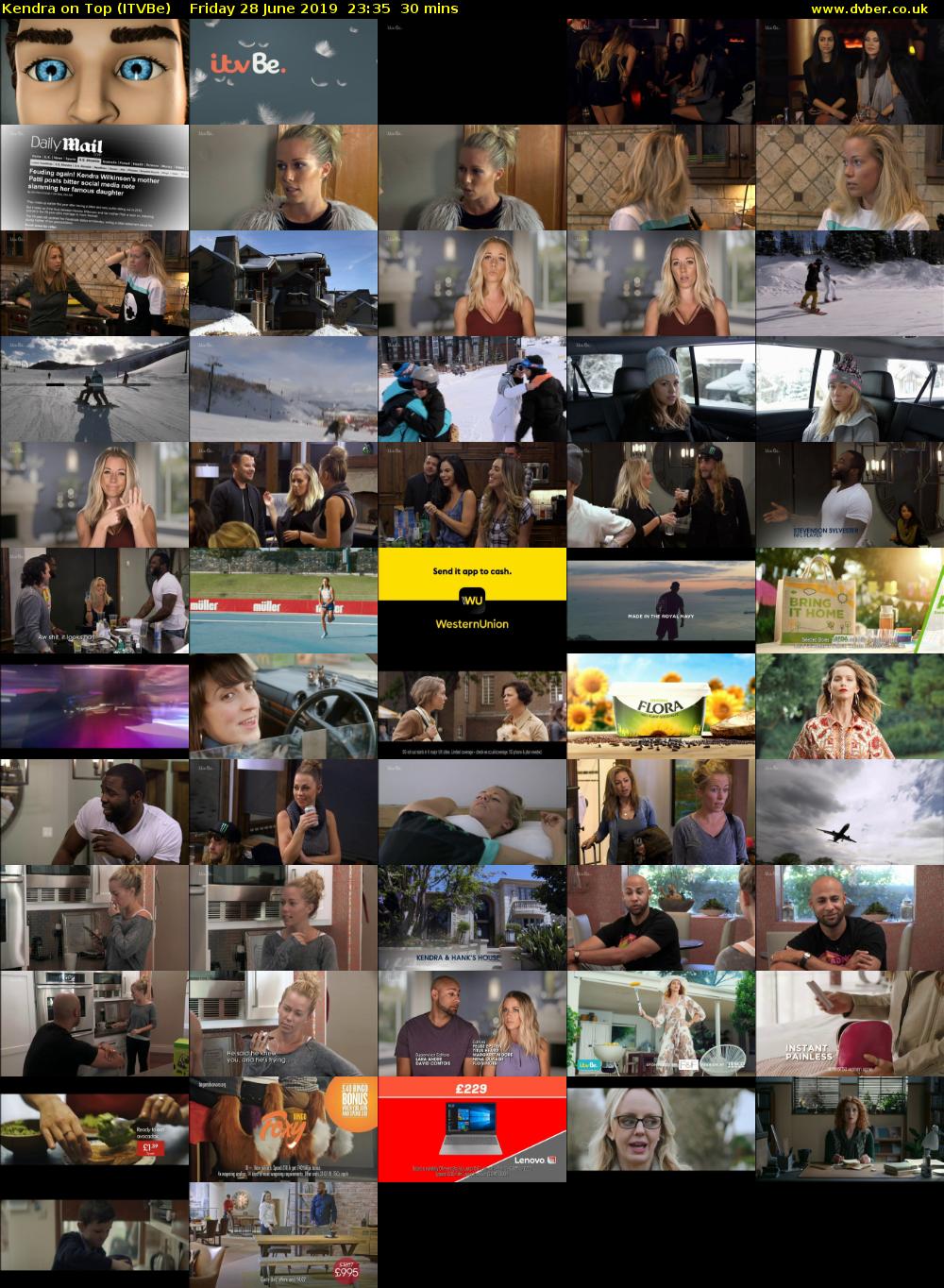 Kendra on Top (ITVBe) Friday 28 June 2019 23:35 - 00:05