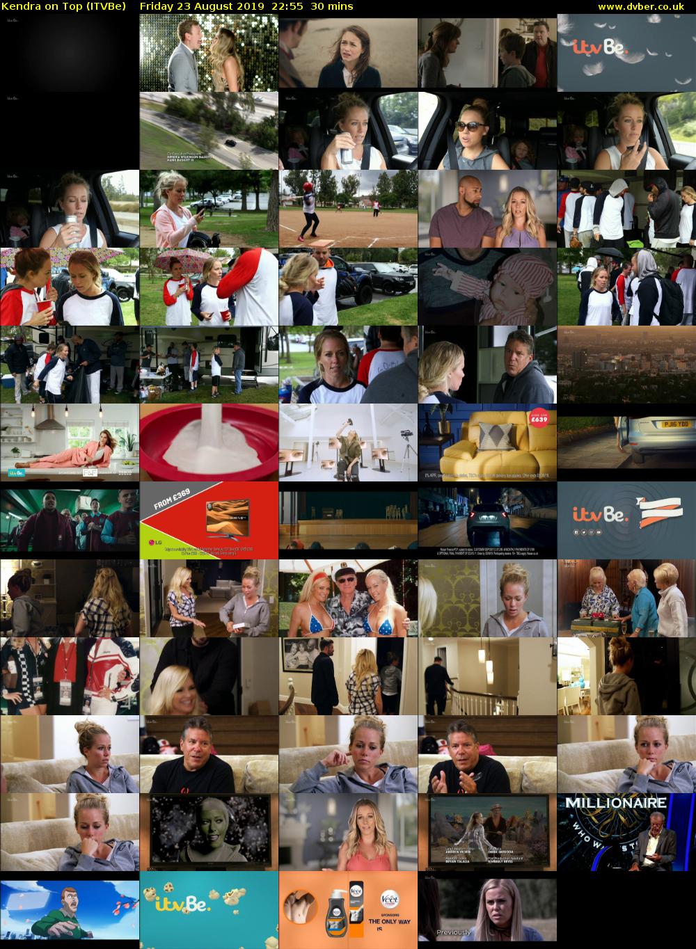 Kendra on Top (ITVBe) Friday 23 August 2019 22:55 - 23:25