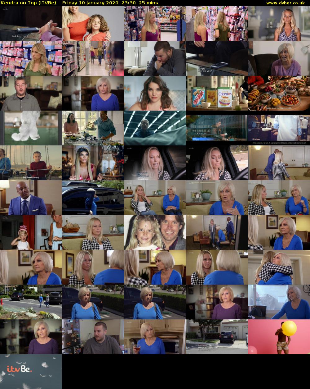 Kendra on Top (ITVBe) Friday 10 January 2020 23:30 - 23:55